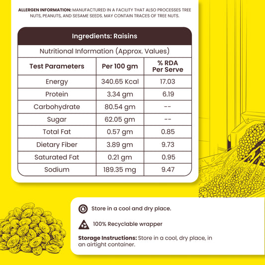 AURIK Raisins /Kishmish (250gm)