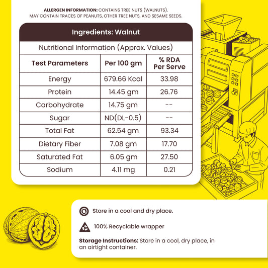 AURIK Walnuts /Akhrote (250 GM)