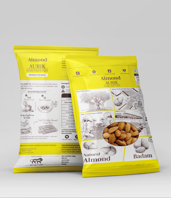 AURIK Almond /Badam (250 gm)