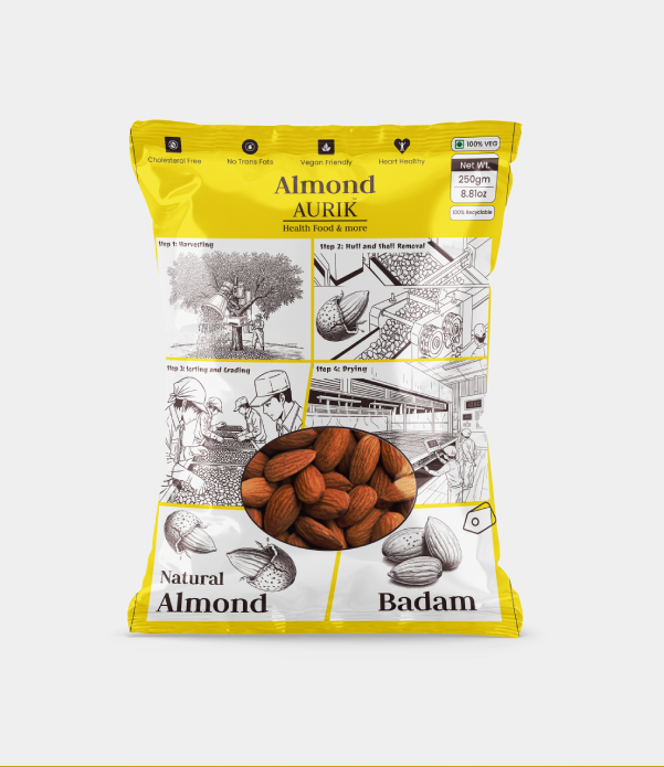 AURIK Almond /Badam (250 gm)