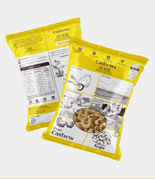 AURIK Cashew/Kaju (250 gm)