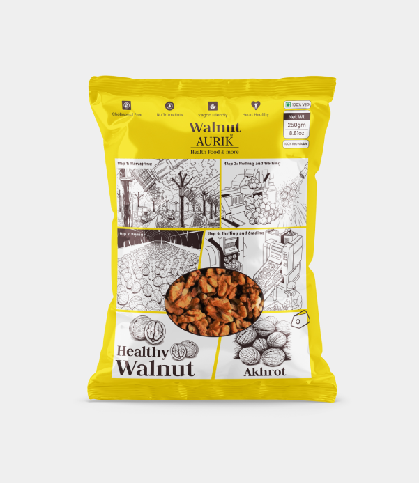 AURIK Walnuts /Akhrote (250 GM)